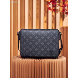 LV District Messenger Bag Monogram Eclipse PM