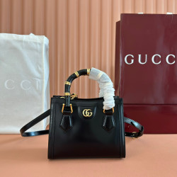 Gucci Diana Small Tote Bag blk