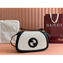 GG Blondie medium top handel bag bk