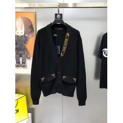 Embroidered Signature Cardigan