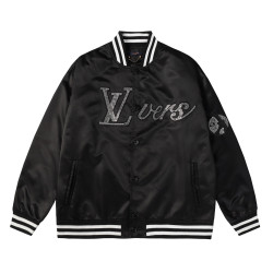 Embroidery Nylon Baseball blouson