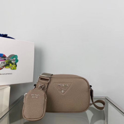 Authentic prada women's crossbody bag single-compartment shoulder bag brown