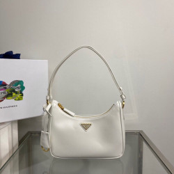 Prada Re-Edition 2005 Saffiano leather bag white